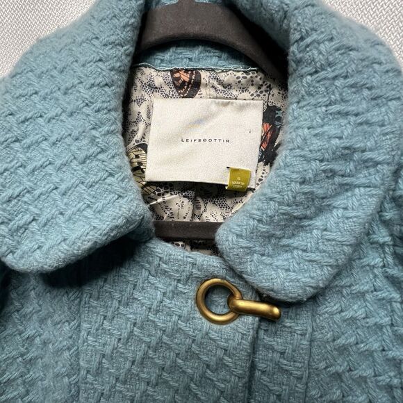 Leifsdottir Anthropologie Wool Blend Coat – Women’s Size 6 - Picture 6 of 11